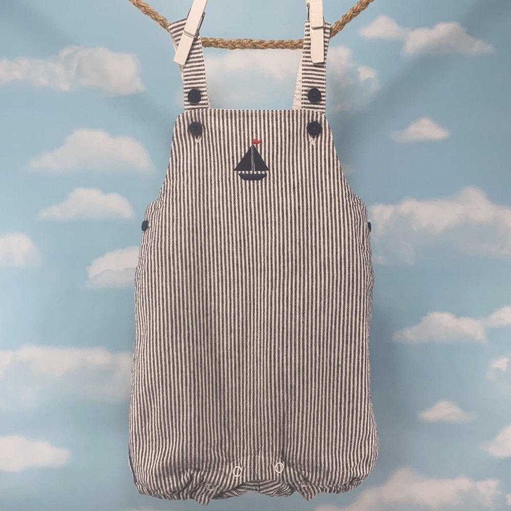 Janie and Jack Baby Sailor Romper